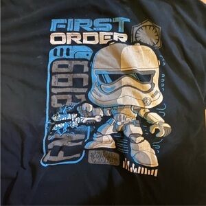 STAR Wars Screen print Storm Troopers Tee shirt Large